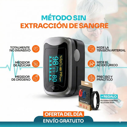 🎁 Oferta de Año Nuevo GlucoCare™ Monitor Vital Sin Dolor + Pulsera Controladora Gratis ¡SOLO HOY!